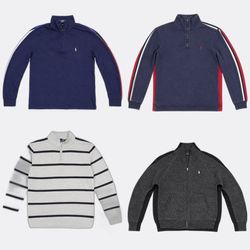 DB734 Polo Ralph Lauren half zip Knitwear Sweaters