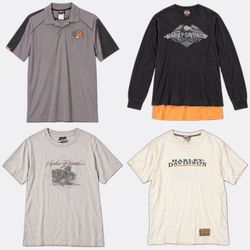 Harley-Davidson T-Shirts (C-Grade) - BUNDLE 07