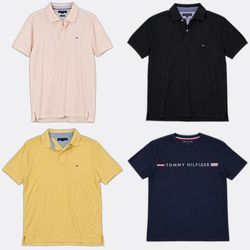Tommy Hilfiger Polo & Crew Neck T-Shirts - BUNDLE ..