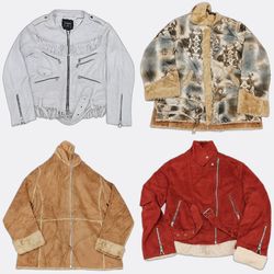 Collection of Shearling Coats, Suede and Denim Jac..