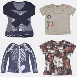 Women's Printed Graphic Long Sleeve T-Shirts