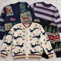 Vintage Patterned Knitwear Sweaters and Cardigans ..