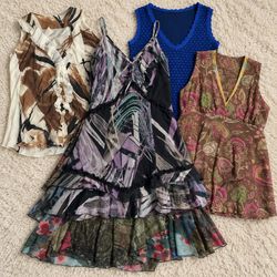 Blouses imprimées, robes et hauts pour femmes