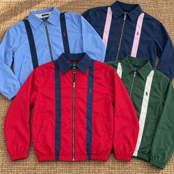 VHR199 Upcycled Polo Ralph Lauren Harrington Jacke..
