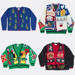 Code#043 Novelty Christmas Knitwear and Vests Lot