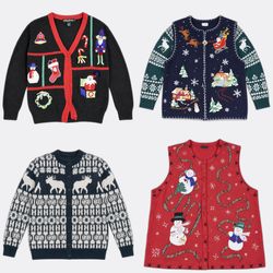 Novelty Christmas Holiday Knit Sweaters