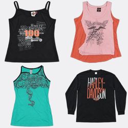 CR12918 Vintage Harley Baby Tees