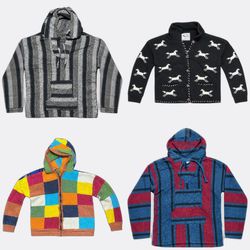 Baja Tapestry Hoodies and Knitwear