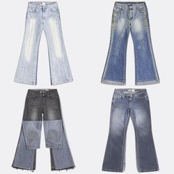 Y2K Paris Hilton Era Flared Jeans