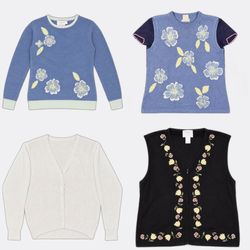 Floral Embroidered Knitwear Mix