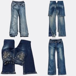 CR12990 Vintage Miss Me Flare Jeans