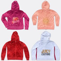 Juicy Couture Velour Zip Hoodies