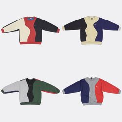 À recycler : sweat-shirts à col rond Nike Colorblo..