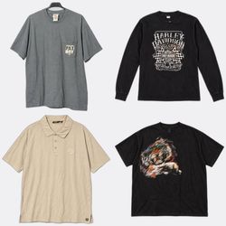 Harley-Davidson T-Shirts (C-Grade) - BUNDLE 10