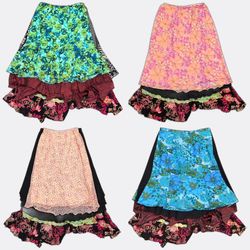 Women's Printed Midi Skirts