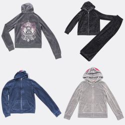 SD 591 Juicy Couture Velour Tracksuits