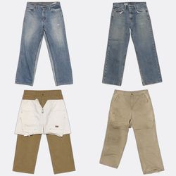 Carhartt Dickies Workwear Trousers and Jeans