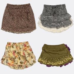 Women's Patterned Mini Skirts