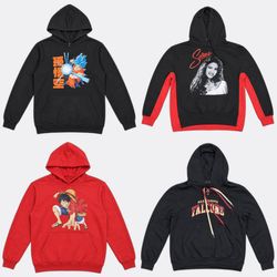 💥 RV5148 Bedruckter Grafik-Kapuzenpullover