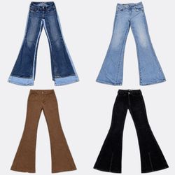 American Eagle Outfitters Hollister Jeans évasés