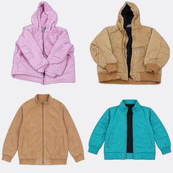 CR13616 Vintage Carhartt Hoodies and Jackets Bundl..