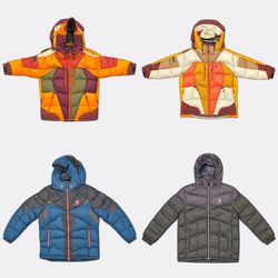 Doudounes à capuche Black Yak Puffer