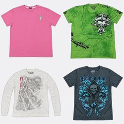 CR12087 Vintage Skull T shirts