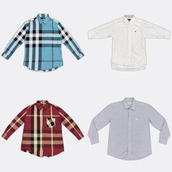 Burberry Long and Short Sleeve Button-Up Shirts