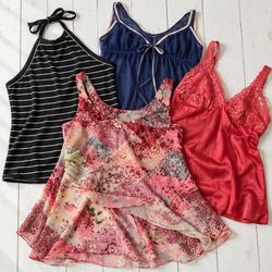 Y2k Backless Cami Tops 11 pieces