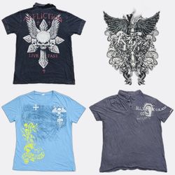 Helix Affliction Men Printed T-Shirts