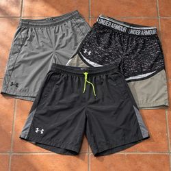 Under Armour Nike Athletic Nylon Shorts RV # 1976