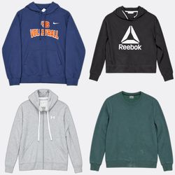 Nike Under Armour and other Hoodies
