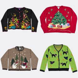 Code#030 Novelty Christmas and Graphic Knitwear Sw..