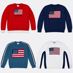 Chaps Brandy Melville American Flag Sweaters