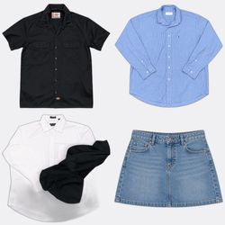 Casual Long And Short Sleeve Button-Up Shirts