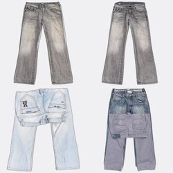 True Religion, A.P.C. & Other Selvedge Denim Jeans..
