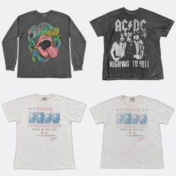 CR13373 Vintage Music T-Shirts Bundle