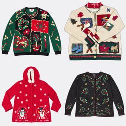 Wholesale Vintage Christmas Sweaters Bundle | 10pc..