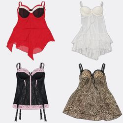 Women's Lace Babydoll Tops