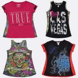 True Religion Disney Graphic Printed T-Shirts