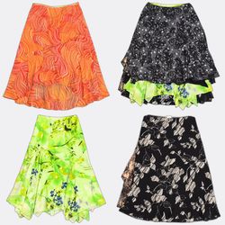 Women's Printed Midi Skirts