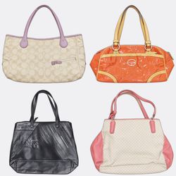 Coach Leather and Canvas Handbags