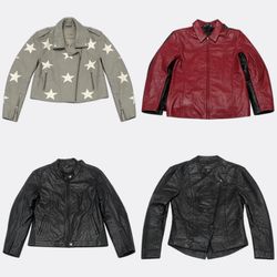 Y2k Leather Jackets Biker and Zip Styles (GRV-10-0..