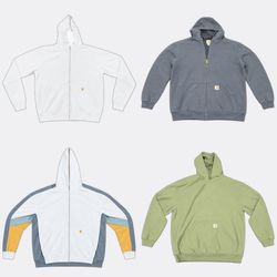 Carhartt Hoodies and Crewneck Sweatshirts Lot