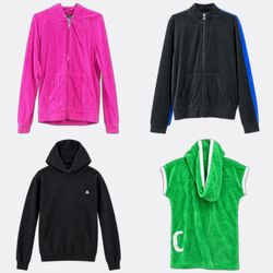Velour Hoodies and Track Jackets