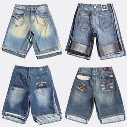 Hip Hop mix brands Denim Shorts