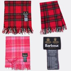 Barbour Plaid Patterned Scarves