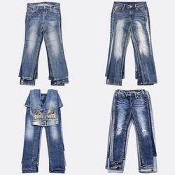 RV5264 Jeans droits pour femmes Y2K