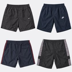 1164 Nike Men Nylon Athletic Shorts