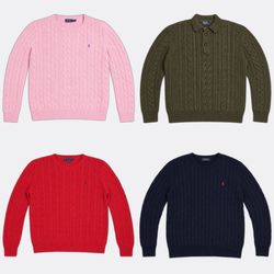 Polo Ralph Lauren Cable Knit Sweaters